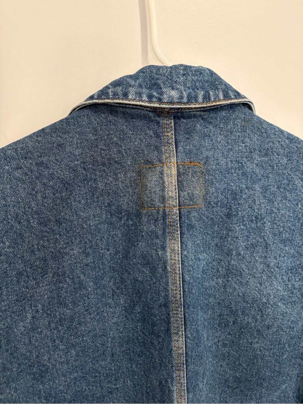 Vintage 90s Women’s Lauren Jeans Co Denim Chore Jacket Medium Utility Barn Coat - Picture 10 of 10